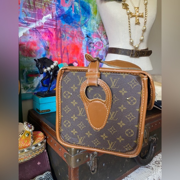 Rare Vintage LOUIS VUITTON Train Case Keepall Carry On Luxury Designer Luggage - Picture 12 of 13